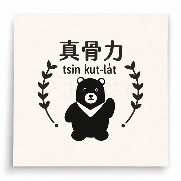 【T0060】真骨力黑熊印章