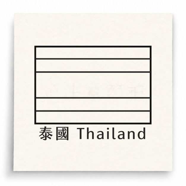 【D0005】泰國國旗印章