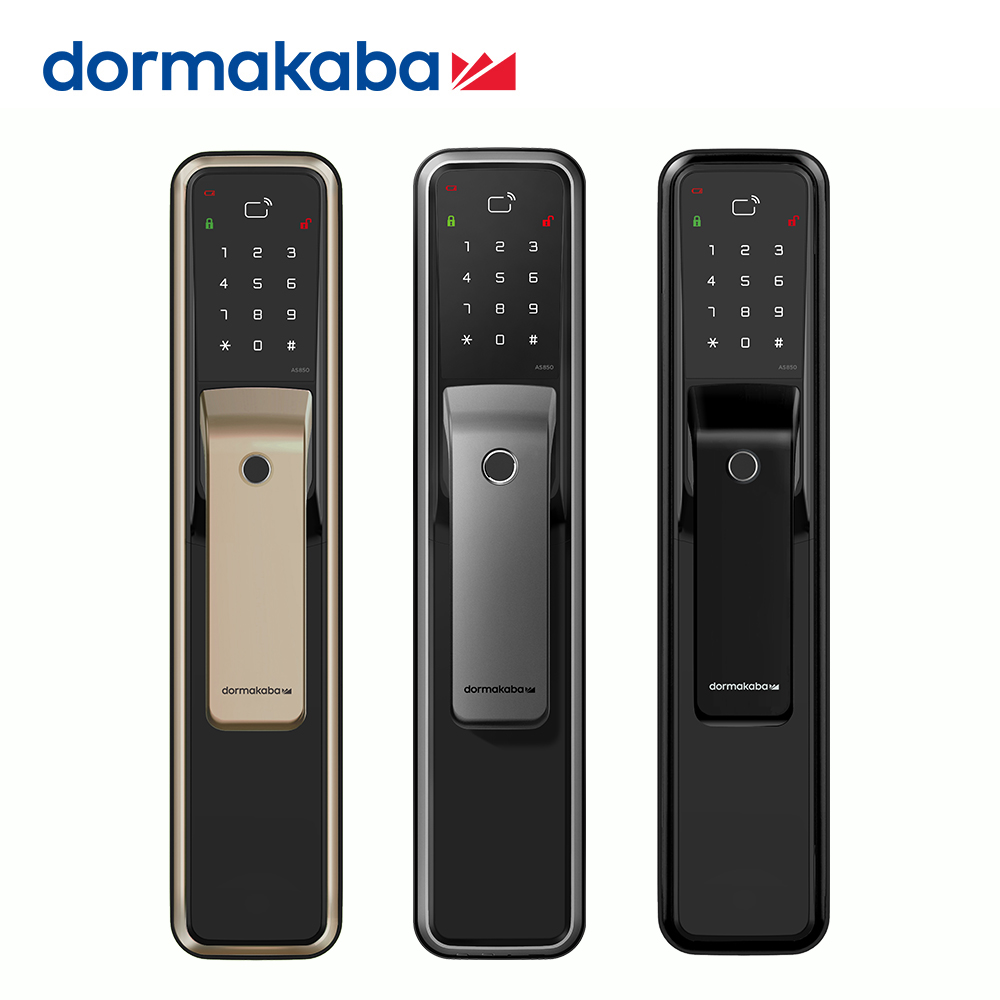 AS850電子鎖-六合一Wifi/四合一智慧推拉式電子鎖-dormakaba電子鎖