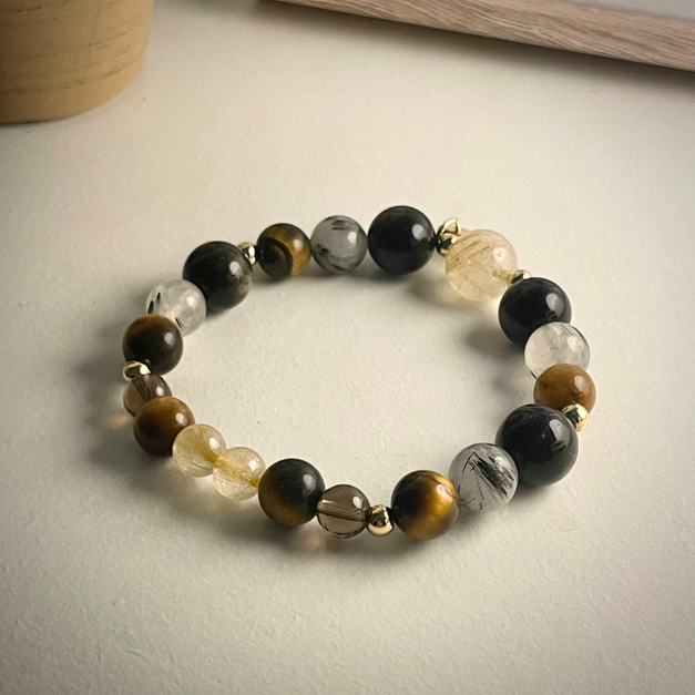 金曜金髮晶/點石成金豐收許願手鍊