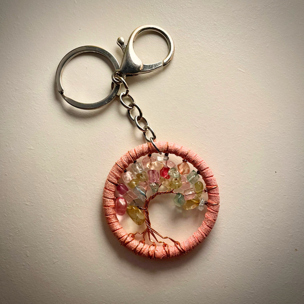 桃花x守護/生命小樹鑰匙圈