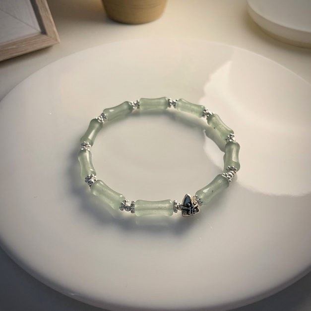 福竹東陵玉/幸運許願手鍊