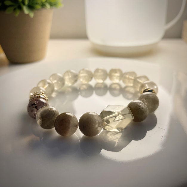 黃阿賽超七/全脈輪許願手鍊