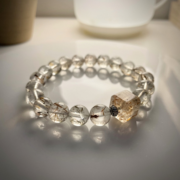 超七黑金/全脈輪許願手鍊