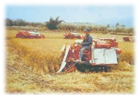 民國62年農業機械化作業