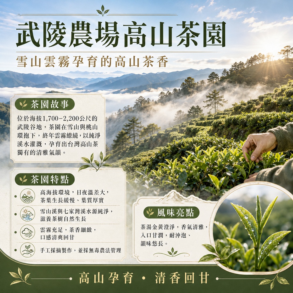 武陵農場高山茶園特色