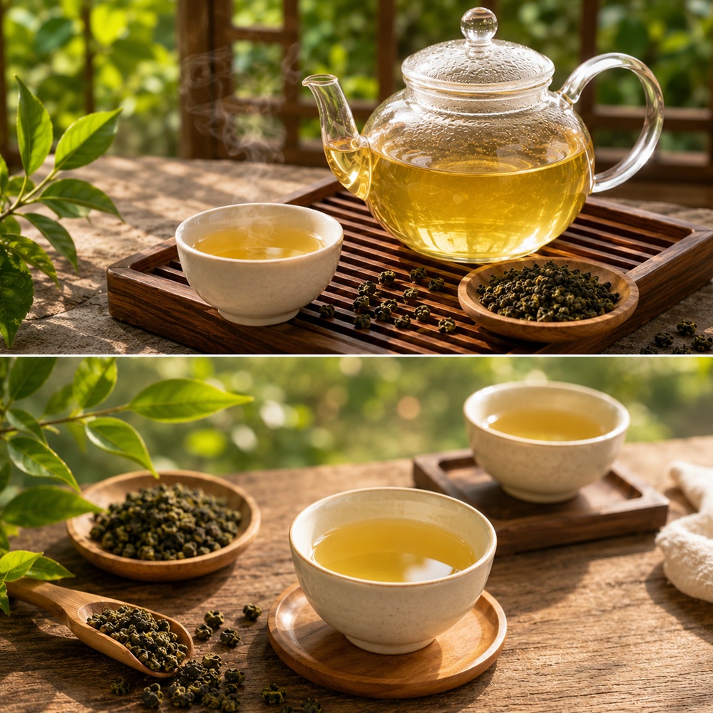 福壽山長春茶沖泡情境