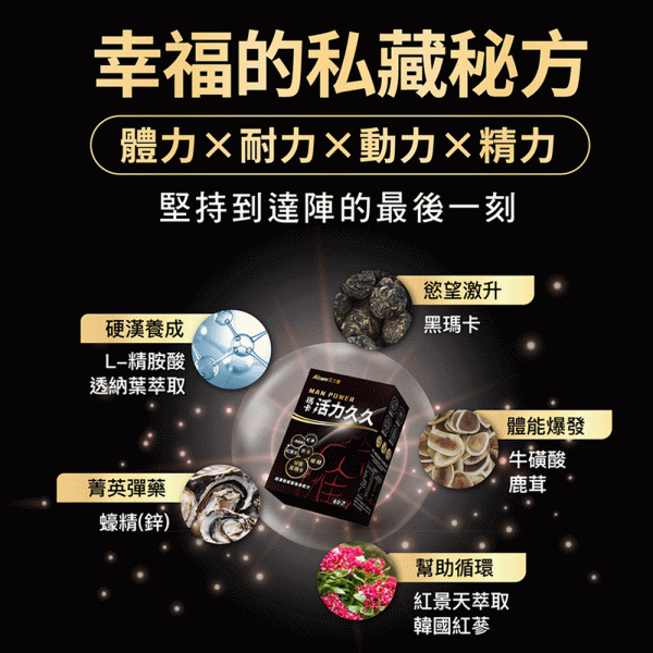 【Aicom 艾力康】馬卡活力久EX(30粒/盒)_2