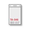TA-046 直式 加大款 識別證套 證件套 台灣製_5