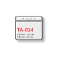 TA-014 橫式 識別證套組 證件套 台灣製_5