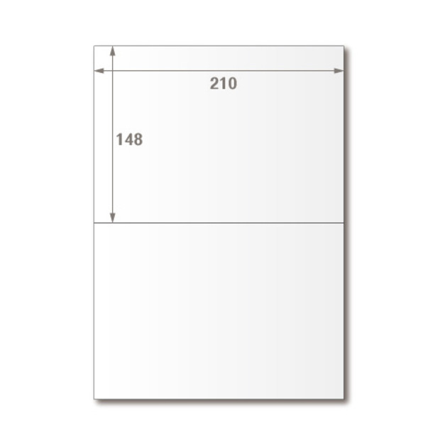 【龍德】三用電腦標籤貼紙 2格 LD-804 105張(盒)