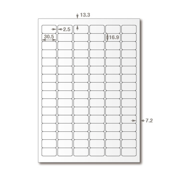 【龍德】三用電腦標籤貼紙 96格 LD-859 105張(盒)