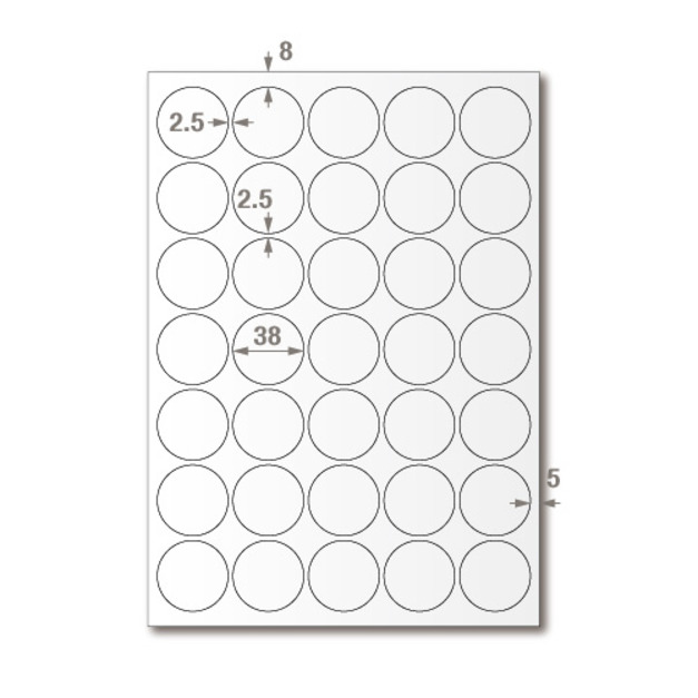 【龍德】三用電腦標籤貼紙 35格 LD-823 105張(盒)