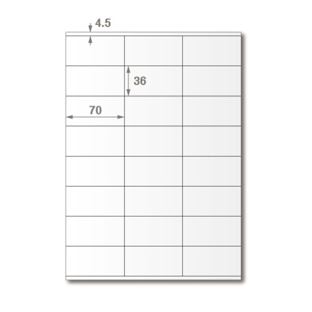 【龍德】三用電腦標籤貼紙 24格 LD-826 105張(盒)