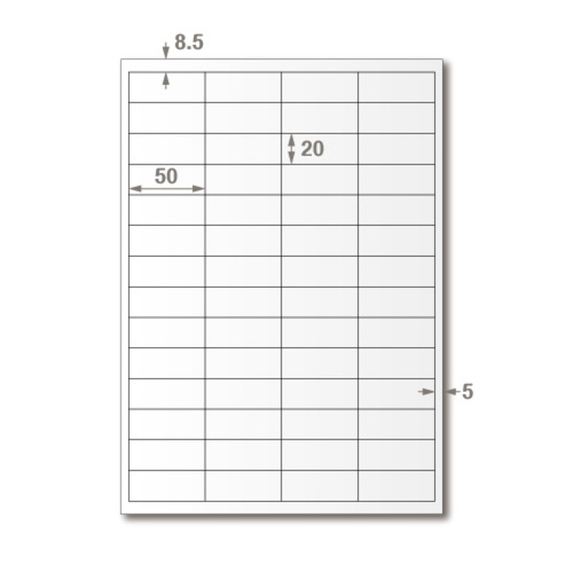 【龍德】三用電腦標籤貼紙 56格 LD-824 105張(盒)
