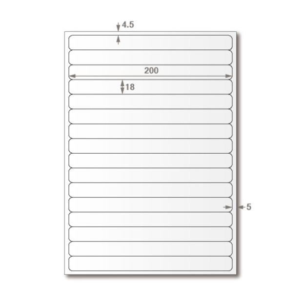 【龍德】三用電腦標籤貼紙 16格 LD-865 105張(盒)