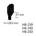 樹德 HB耐衝擊分類置物盒 HB-239/240/250 專用腳柱-128.5mm (4入/包)_2