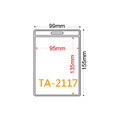 TA-2117 直式 識別證套組 證件套 台灣製