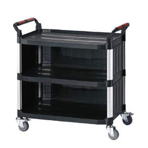 KTL 康得倫 大型推車 KT-909FB 大型圍邊型工作車 黑 DIY