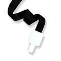 向日葵 7820 掛勾式1.5 cm 可伸縮 證件套掛繩 黑/灰/白
