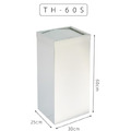 鐵金鋼 不銹鋼垃圾桶 (無內桶) TH-60S_1
