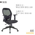 新傳 人體工學椅 艾克低背全網椅 AX02SG_1
