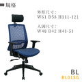 新傳 人體工學椅 比利高背全網椅 含頭枕 BL01SG_1