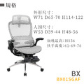 新傳 人體工學椅 比克人體工學全網椅 BX01SGAF_1