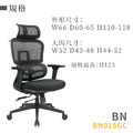 新傳 人體工學椅 伯恩人體工學椅 BN01SGC_1