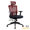 新傳 電腦椅 KE01SG 凱音高背升降手網椅_1