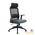 新傳 電腦椅 RI07STG 瑞愛固定手高背扶手網椅_1