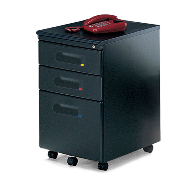 黑色活動櫃  (五輪) OA-436B 0.5 黑色高櫃