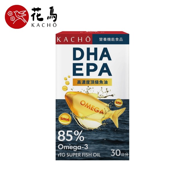 【KACHO花鳥】挪威極淨85%高濃度魚油(30粒/盒)