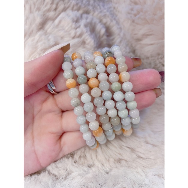 絕美 天然緬甸玉手串 手珠 手鍊 靜心、聚財、擋煞、調節身體 人手必備一條 此款小手圍 by 佛牌鏢局