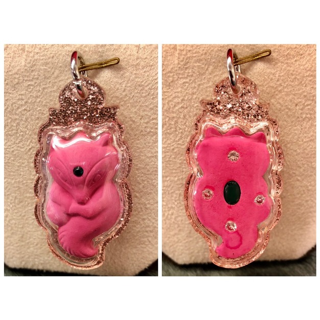 粉色狐狸+粉色防水殼