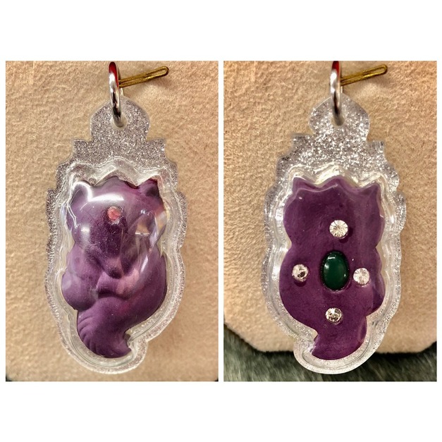 紫色狐狸+銀色防水殼