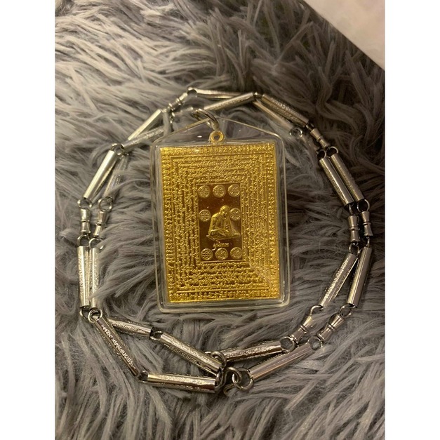 黃銅版➕五條經鋼鍊（粗） +$500