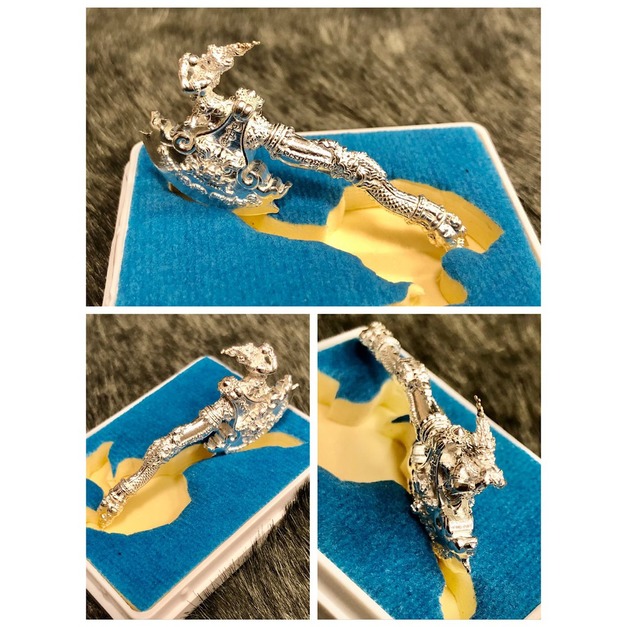 （裸牌附廟殼）銀色 +$300