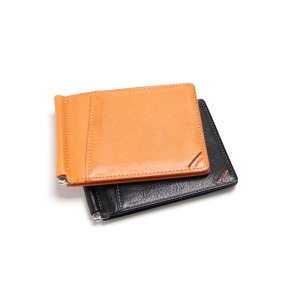革職人 Dualline 紙鈔夾皮夾 外附夾層