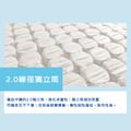 冰若琳(OB01)/黑冰紗德國Agro獨立筒乳膠床墊_1