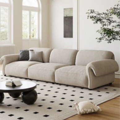 【雲貝蓓系列】花瓣沙發 簡約貓抓布沙發