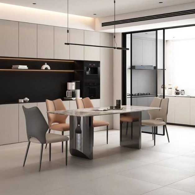 現代簡約輕奢家用小戶型餐桌 #LX-D628-158