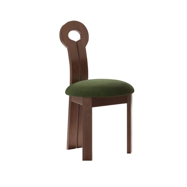 【摩登奢居系列】中古風系列 復古家用簡約餐廳實木腳布藝軟包坐墊餐椅