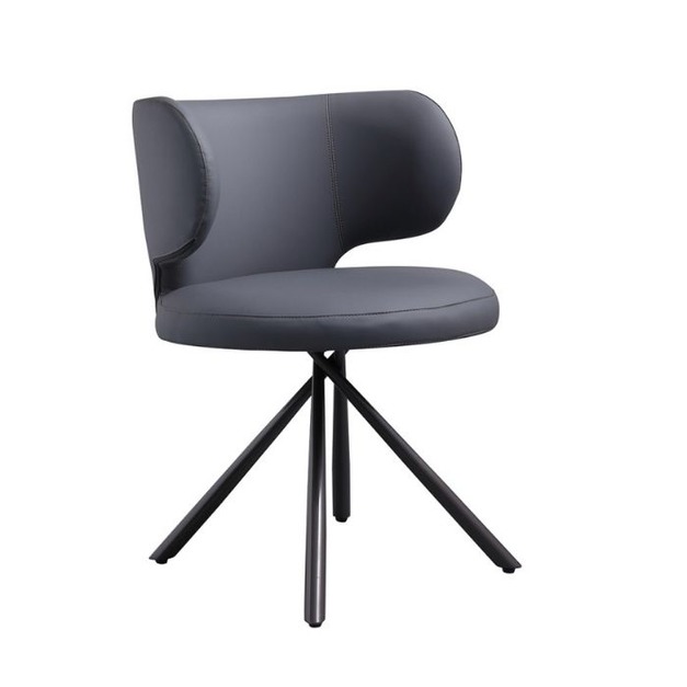 【羅伯卡特系列】意式餐椅極簡靠背旋轉簡約扶手電腦辦公休閒椅