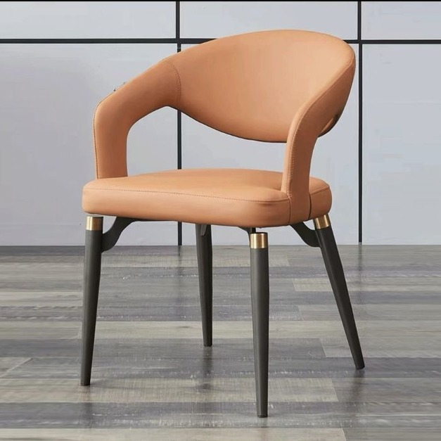 餐椅家用意式輕奢個性酒店餐廳靠包登