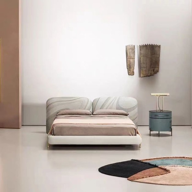 義大利米蘭主打性價比軟床系列 903-2#-22印花石頭床