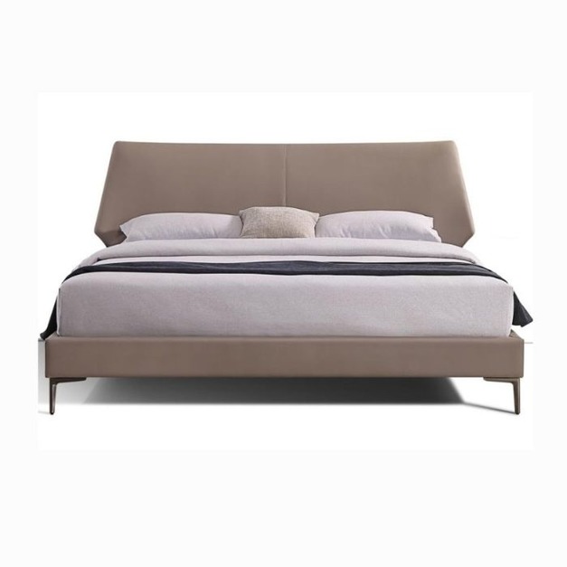 【NLOOK系列】意式極簡納帕真皮床創意簡約臥室時尚雙人床