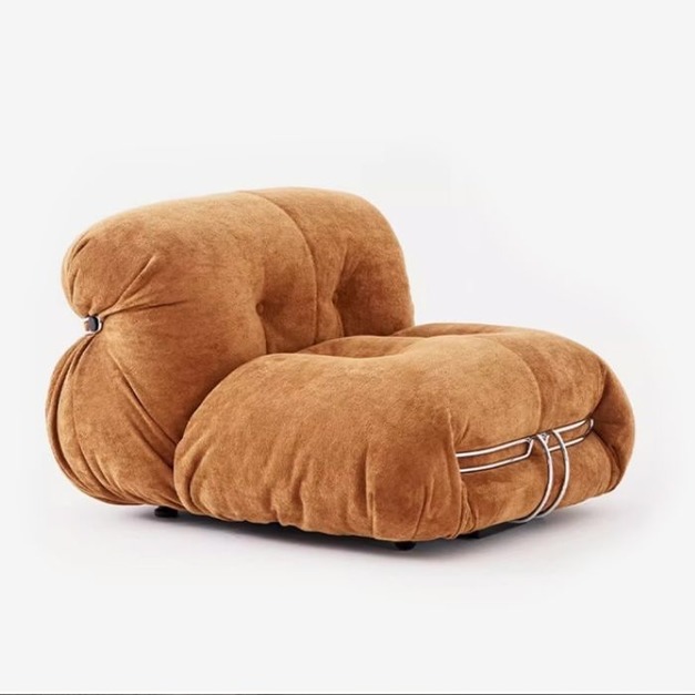 【海小特系列】設計師款-河馬 意式極簡設計感單椅異形河馬鋼牙網紅同款休閒椅