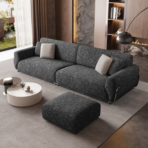 【哥斯圖系列】意式極簡風沙發 棉麻布沙發