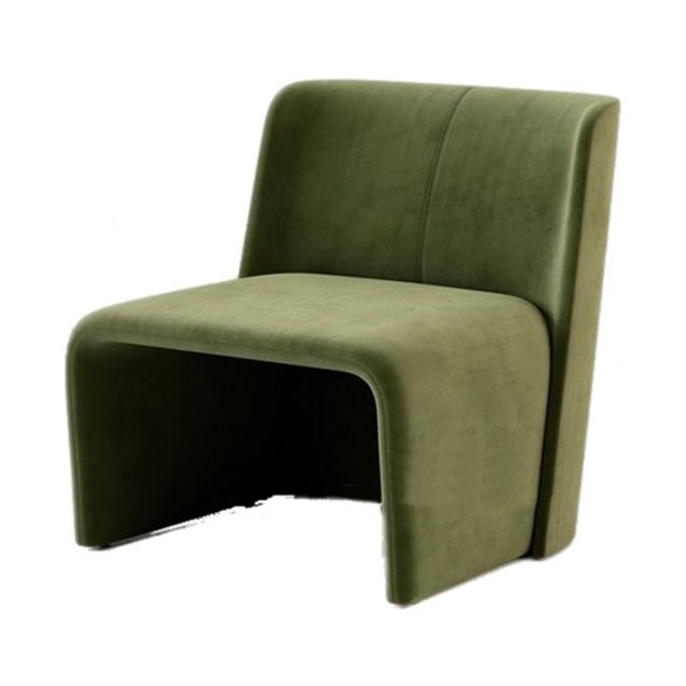 【NLOOK系列】公寓客廳極簡單人沙發椅新款設計師小戶型創意絨布休閒椅